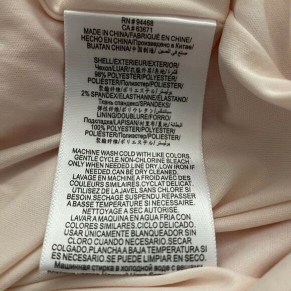 BCBG Pink & Red Pastel Polka Dot Dress sz 10 - Picture 5 of 7